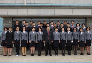 New undergraduate students with President Chin-kyung Kim.